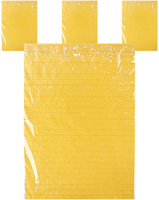 허니컴 페이퍼 A4, 노랑, 4개