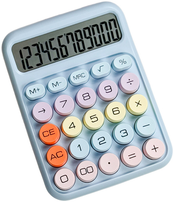 랩앤툴스 파스텔 계산기, 블루, 1개