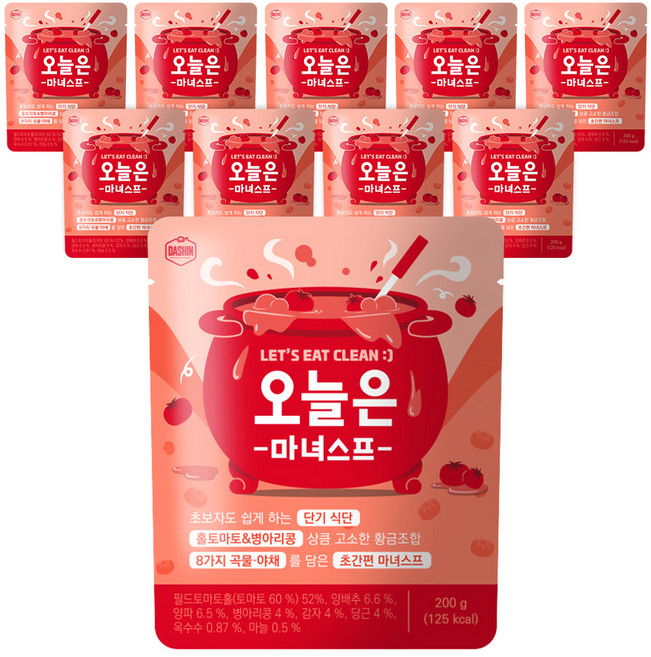 다신 오늘은 마녀스프, 10개, 200g