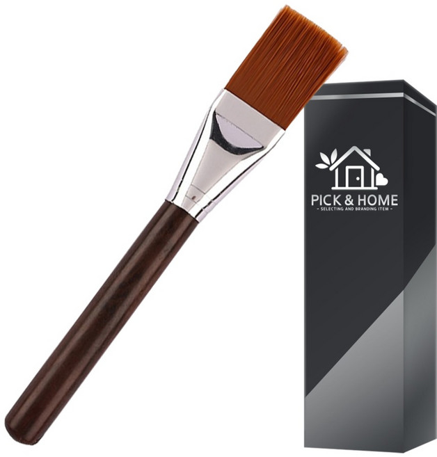 픽앤홈 깔끔한 커피 브러쉬 미디움, 흑목색, 1개
