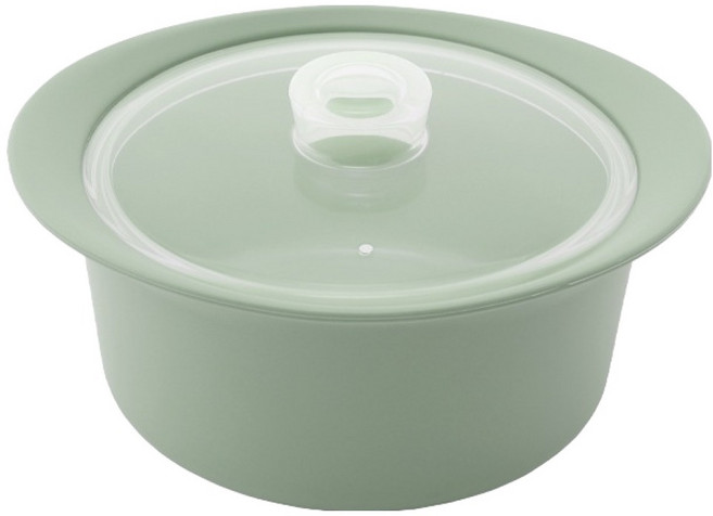 홈하우스 실리콘 멀티 냄비 찜기 800ml, 올리브, 1개