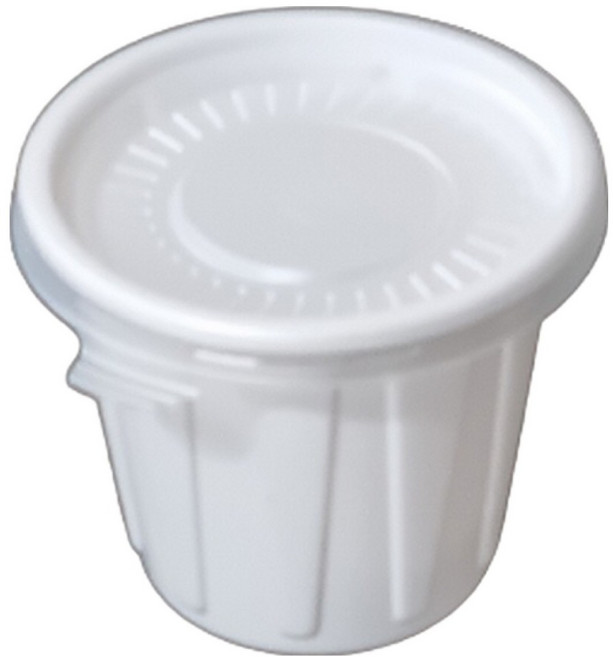 스완 다용도 컵 지름 75mm 대 100p + 뚜껑 100p 세트 백색, 1세트