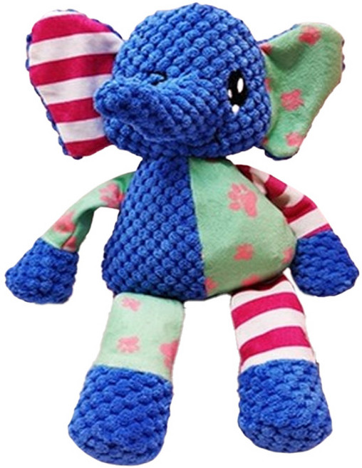 네오짱 강아지 삑삑이 바스락 인형 장난감, 코끼리, 1개