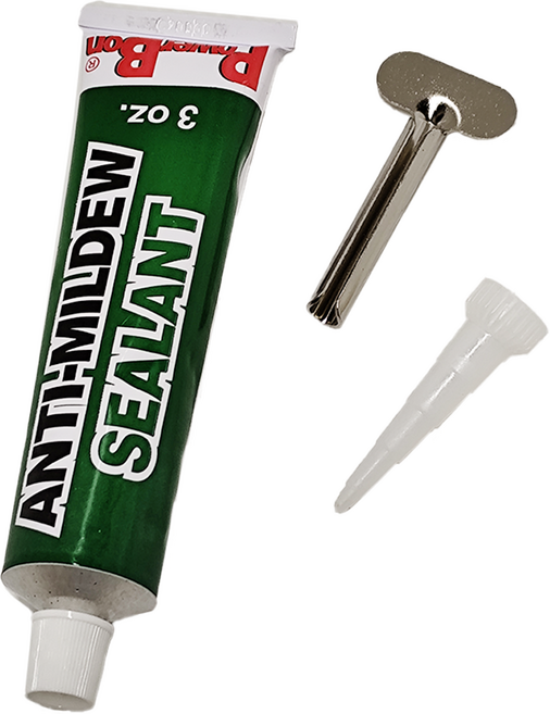 PowerBon 錫宏興業 宸揚 廚衛防霉矽酮膠 白色 3oz, 1條