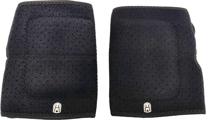 Mass 生活好物 舞動舒適防撞護膝 瑜伽/膝蓋保護/運動, 黑色, 1雙