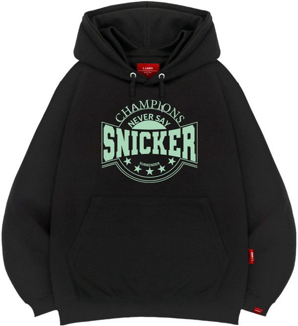 엘라모 남녀공용 스니커 후드티