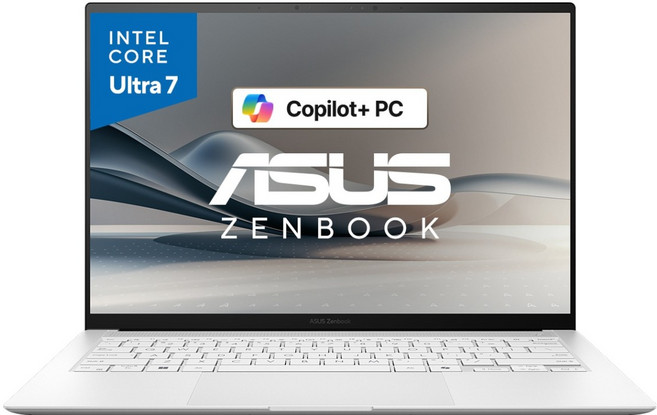 에이수스 2025 젠북 S 14 OLED 인텔코어 Ultra7, 스칸디나비아 화이트, 512GB, 16GB, WIN11 Home, UX5406SA-PZ433W