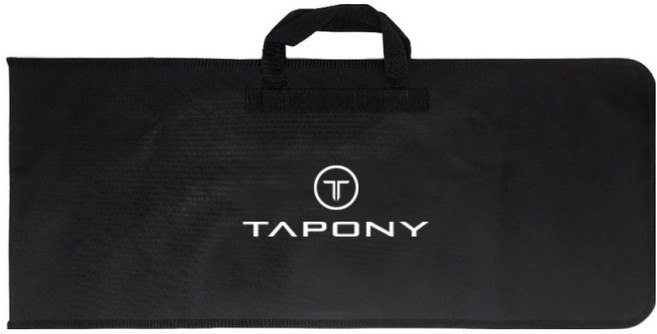 타포니 오리발 롱핀 가방, 블랙