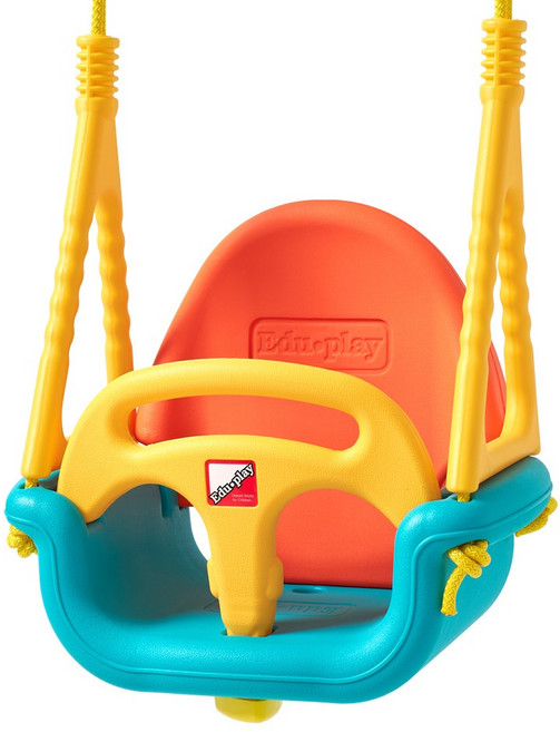Edu play 兒童用 3+ 鞦韆, 黃色 + 橘色 + 綠色, 1個
