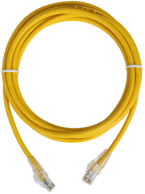 넥시 동일전선 CAT6 케이블, 옐로우, 1개, 100m