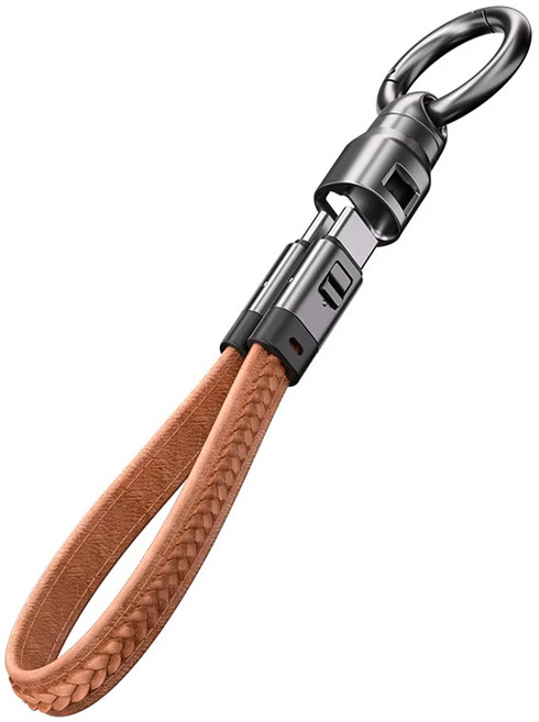 호후 C타입-C타입 키플고 고속충전 케이블, 골드, 1개, 26cm