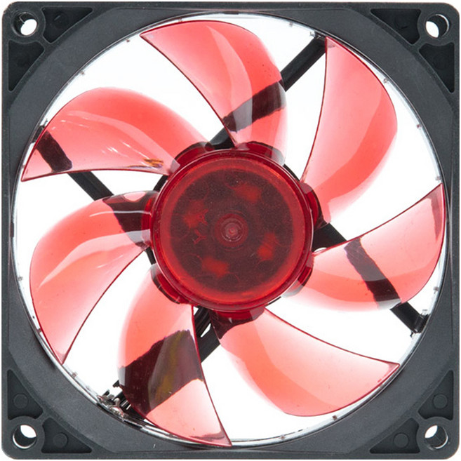 컴스 Red LED 케이스 쿨러 90mm, BT203, 1개