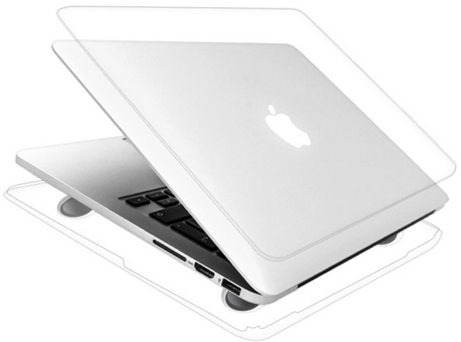 컴스 Mac Book Pro 13 케이스 ITB569, 반투명, 1개