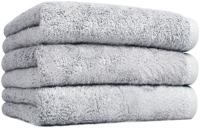 송월타월 라베나 타올 200g 뱀부, 라이트그레이, 3개