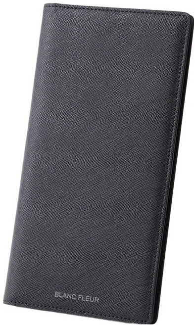 블랑플뢰르 소가죽 스냅 버튼 안티스키밍 여권 케이스