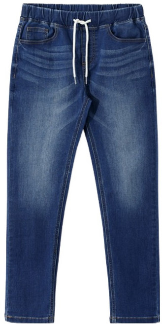 엠엔씨 남성용 PT61 테이퍼드 밴딩 청바지 MDLP595WS