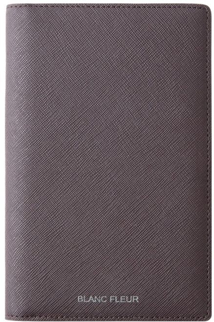 블랑플뢰르 소가죽 스냅 버튼 안티스키밍 여권 케이스