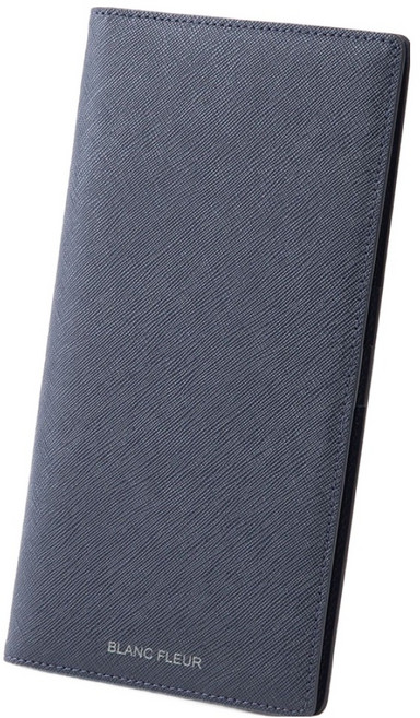 블랑플뢰르 소가죽 스냅 버튼 안티스키밍 여권 케이스