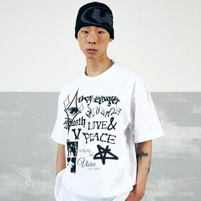 VISION STREET WEAR Defy Teenager T恤 VS2402ST01WH