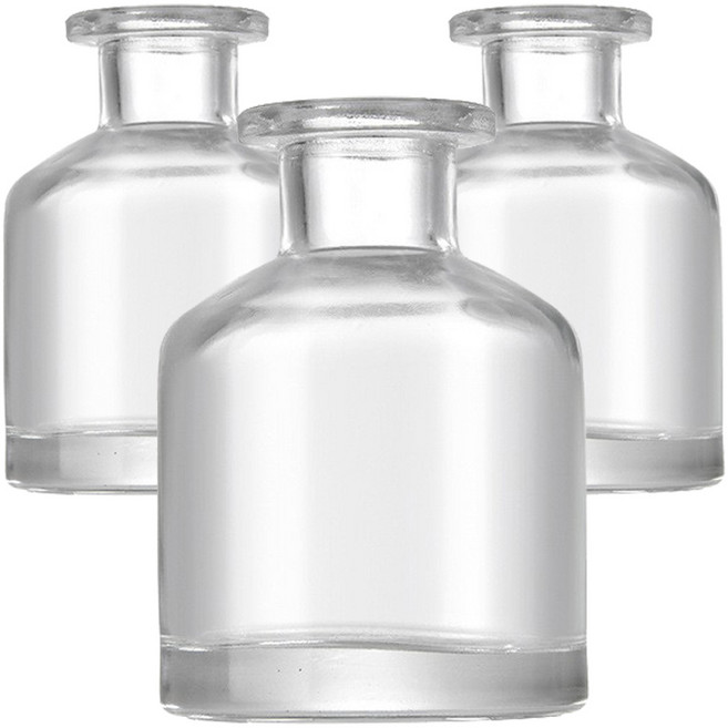 꼬까 시약병 디퓨저 용기, 투명, 50ml, 3개