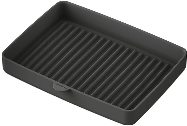 테라누보 오븐 에어프라이어 실리콘 트레이, 그레이, 1개