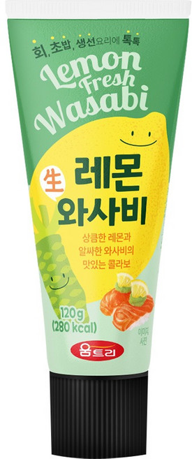 움트리 레몬 생 와사비, 120g, 1개