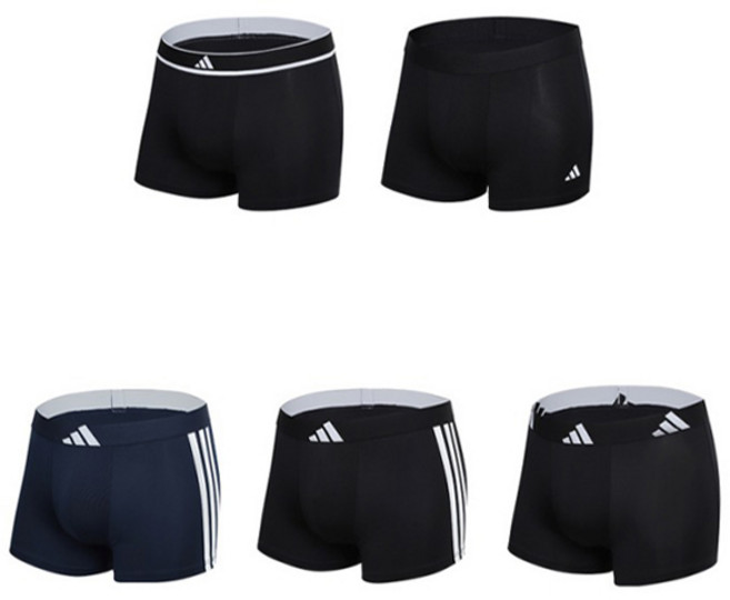 아디다스 남성용 뉴로고 베이직 드로즈 팬티 5종 세트