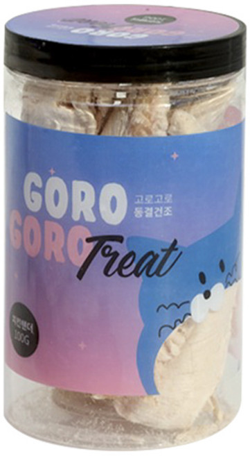 gorogoro 반려동물 동결건조 트릿, 100g, 1개, 치킨텐더
