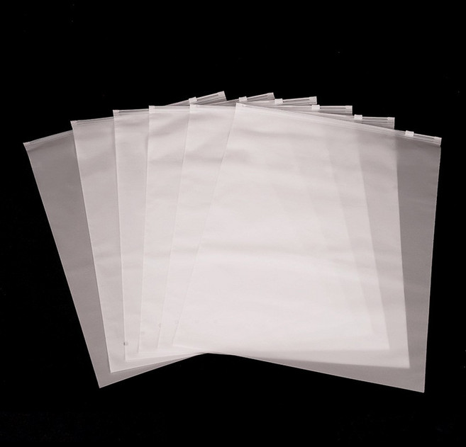 올하이 다용도 택배 옷 포장 비닐 지퍼백, 반투명, 100개