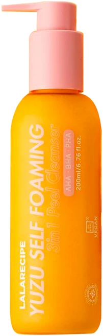 라라레서피 유자 셀프포밍 쓰리인원 필 클렌저, 1개, 200ml - 쿠팡
