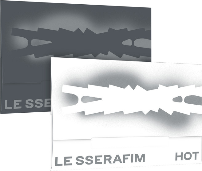LE SSERAFIM 第5張迷你專輯 HOT Weverse Albums版 2款中隨機出貨1款, QR-Card