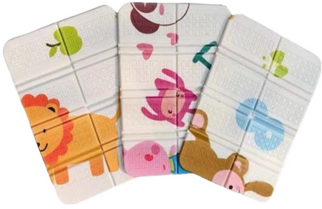 에이비엠코리아 휴대용 미니 방석 3p, 랜덤발송