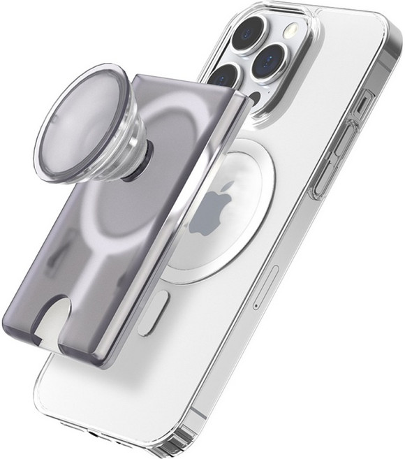 morac 마렛 M5 맥세이프 카드지갑 스마트톡 홀더 케이스, 블랙, 1개