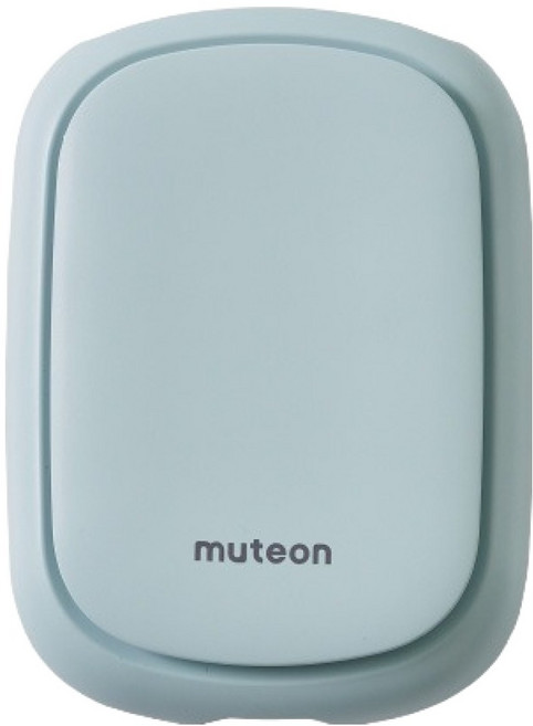 뮤트온 아기띠 선풍기, 스카이블루, 1개