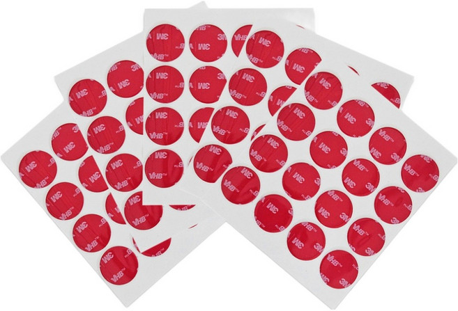 브이에이치비 쓰리엠 다목적 아크릴 폼 원형 양면 테이프 회색 25mm 16개입, 5개