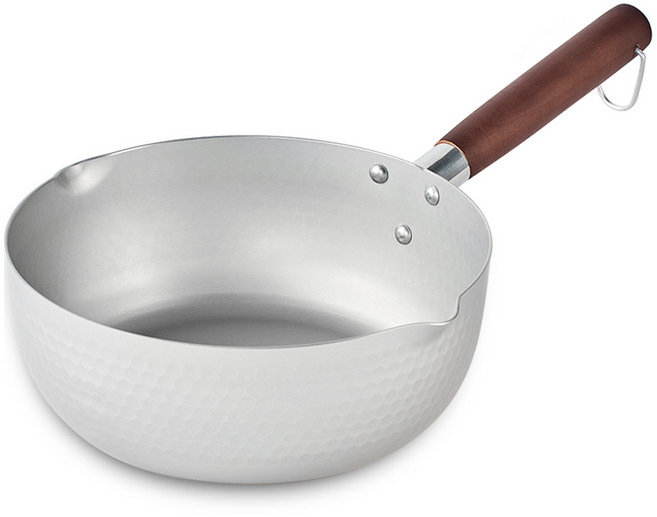 심플팬 해머톤 알루미늄 편수냄비, 24cm, 실버, 1개