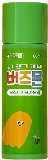 버즈몬 유아용 모기 기피제 스프레이 퇴치제 이카리딘 15%, 60ml, 1개