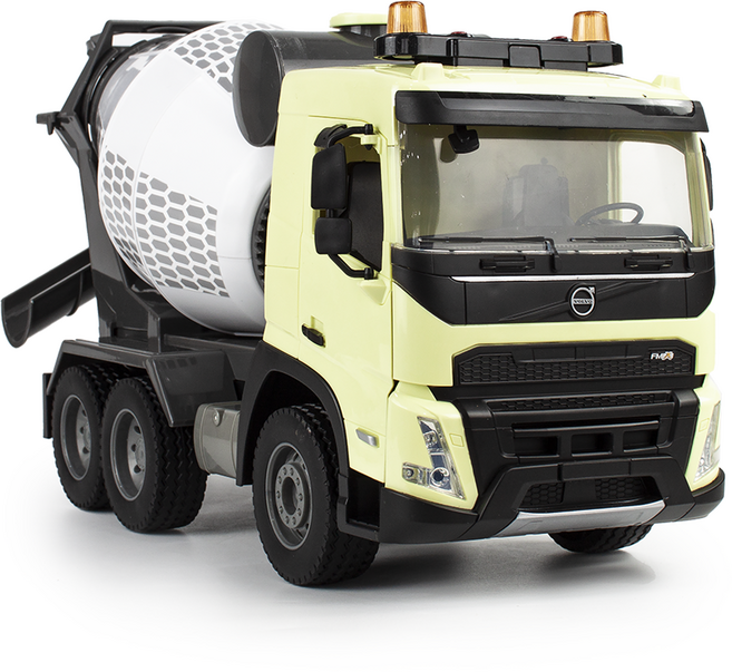 더블이글 볼보 FMX 1:20 중장비 차량 레미콘 작동완구, 혼합색상, 1개