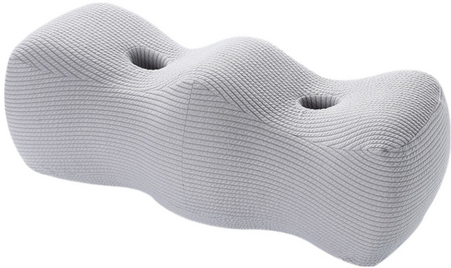 메모리폼 다리 종아리 베개, 그레이, 1개