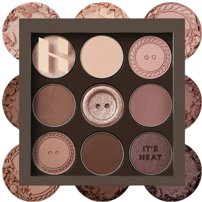 홀리카홀리카 마이페이브 무드 아이팔레트, 버튼업, 1개