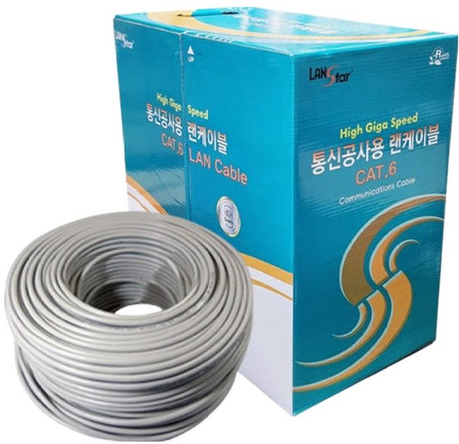 LAN Star CAT6 UTP 單線製作專用網路線 LS-6UTP-300MG, 1個
