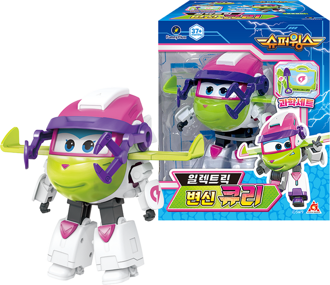 SUPER WINGS 電動變形機器人玩具, 酷利, 1個