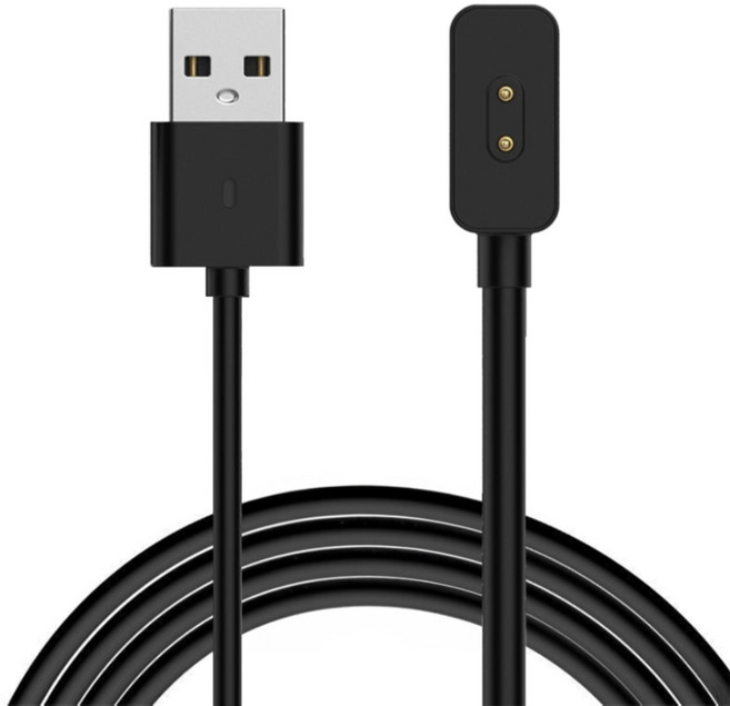 구스페리 A타입 스마트 밴드 고속 충전케이블 1m, 블랙, 1개