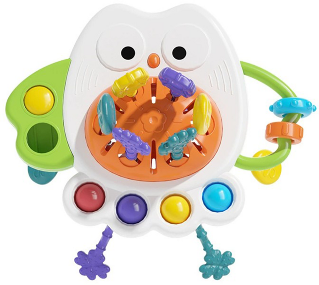 PLAYFUL TOYS 頑玩具 拉拉樂玩具, 貓頭鷹, 1組
