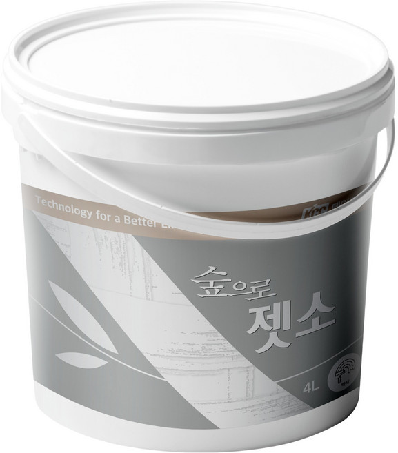 KCC숲으로 젯소 수성 페인트, 화이트, 4L, 1개
