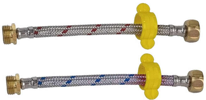 샬럿15 국내생산 연장 연결 고압호스 온수+냉수, 1세트