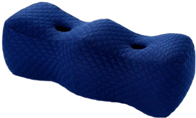 메모리폼 다리 종아리 베개, 네이비, 1개