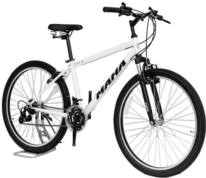 오투휠스 MTB 자전거 MAHA VIVE 1.0, 화이트, 170cm, 1개