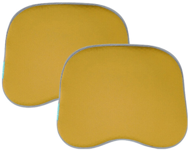 밸런스온 베타젤 FIT 시트 L 2p + 커버 2p 세트, 머스타드