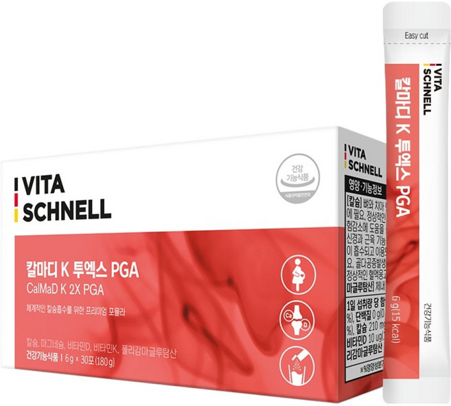 뉴트리원 비타슈넬 칼마디 K 투엑스 PGA 180g, 1개, 30회분